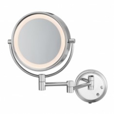 alt="Conair BE6BLEDCWH Two Sided LED Lighted Hotel Wall Mount Mirror"